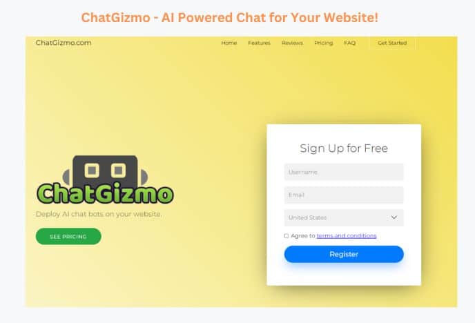 ChatGizmo - AI Powered Chat for Your Website!
